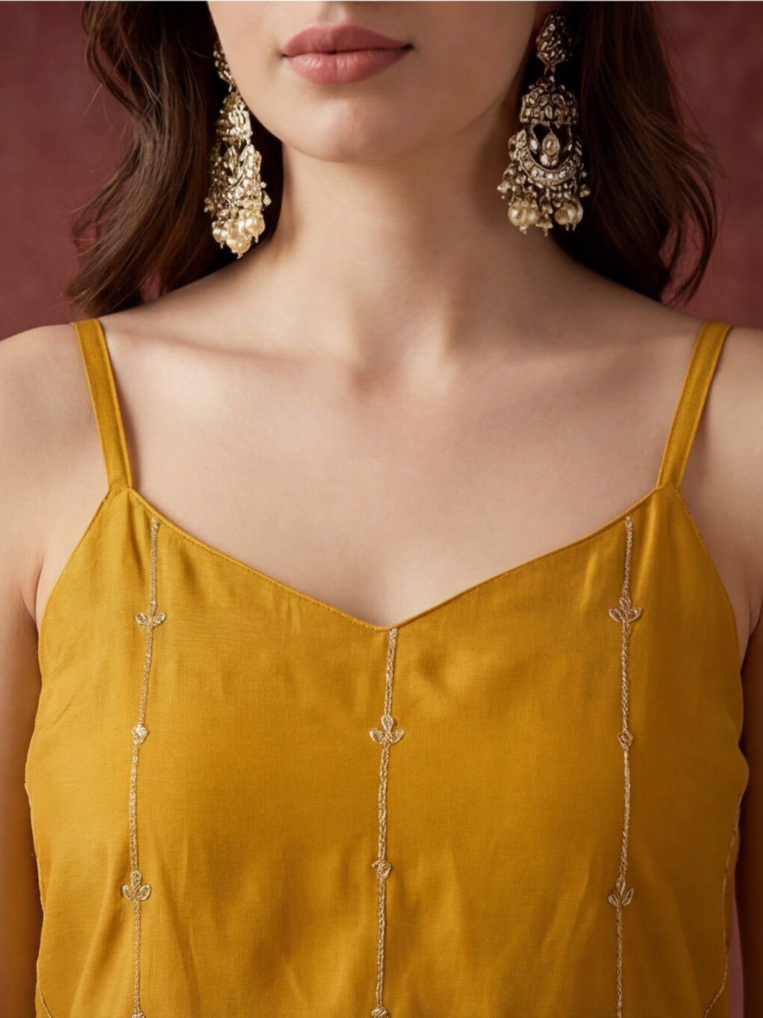 Kurta With Pant & Dupatta Ethnic Kurta Set For Women