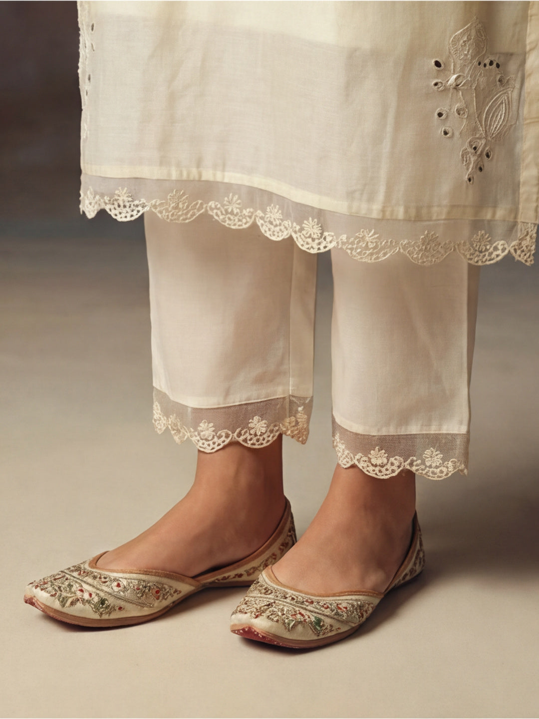 Kurta With Pant & Dupatta Ethnic Kurta Set For Women
