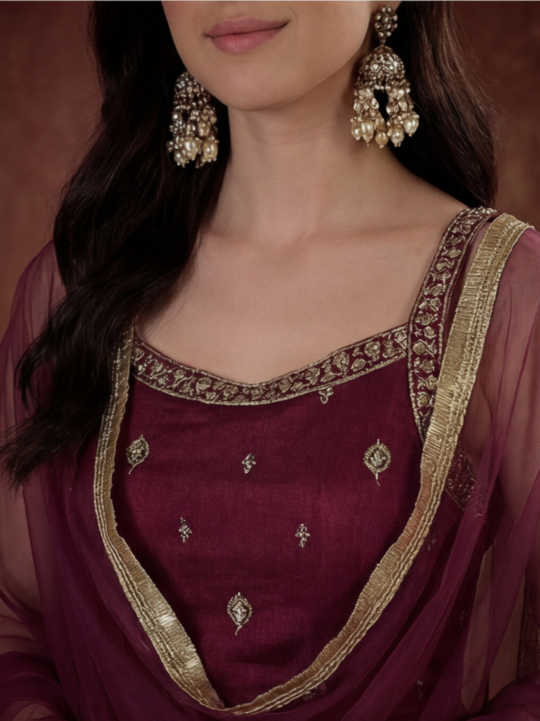 Kurta With Pant & Dupatta Ethnic Kurta Set For Women