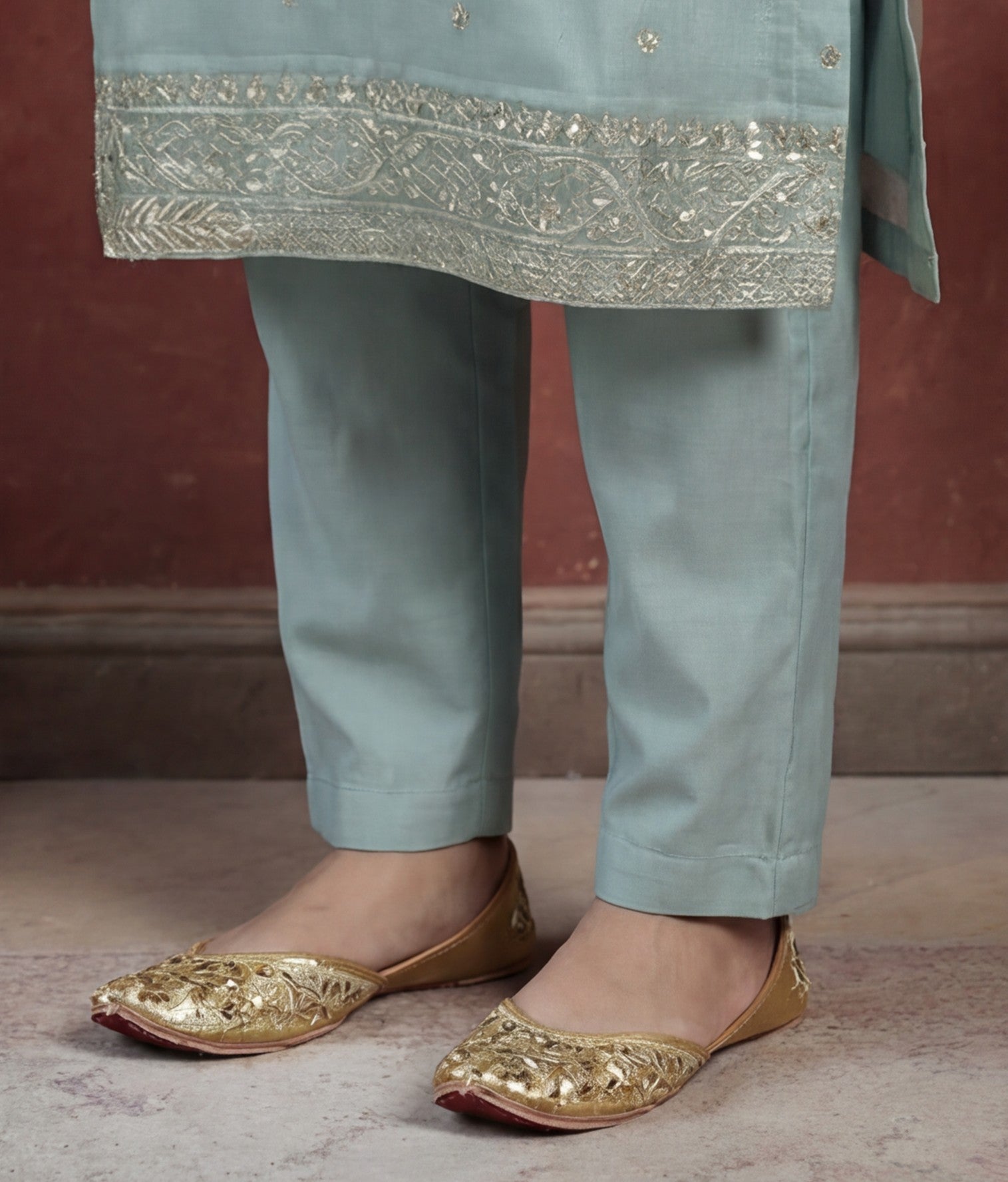 Kurta With Pant & Dupatta Ethnic Kurta Set For Women