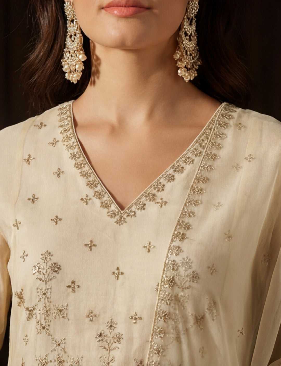 Kurta With Pant & Dupatta Ethnic Kurta Set For Women