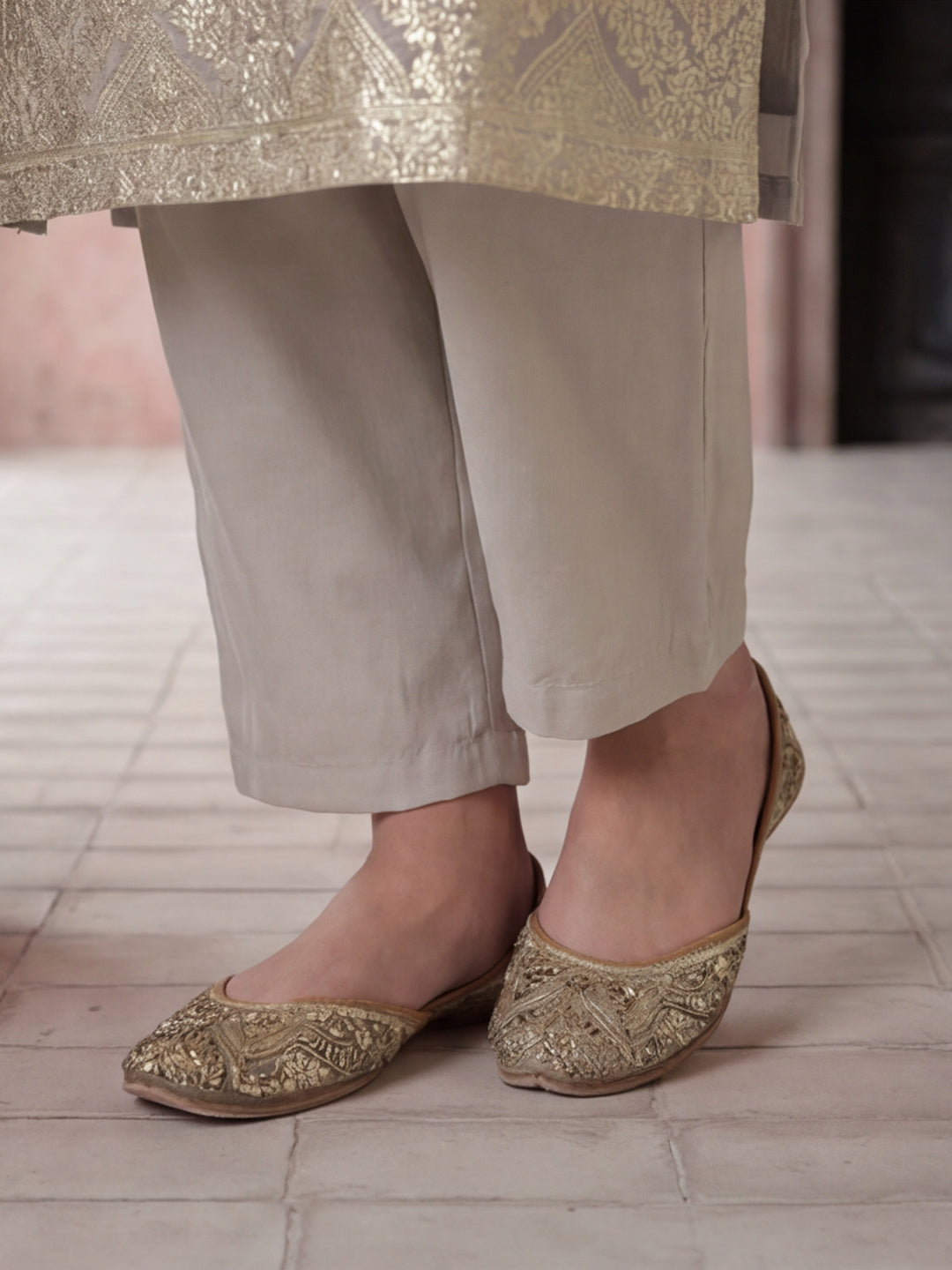 Kurta With Pant & Dupatta Ethnic Kurta Set For Women