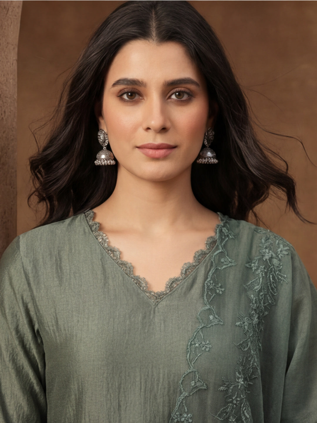 Kurta With Pant & Dupatta Ethnic Kurta Set For Women