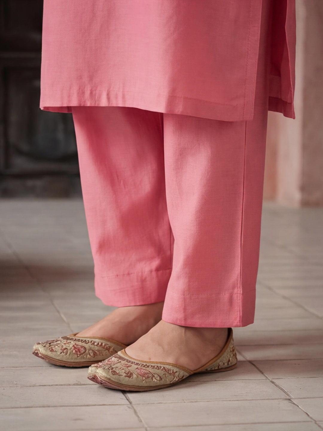 Kurta With Pant & Dupatta Ethnic Kurta Set For Women