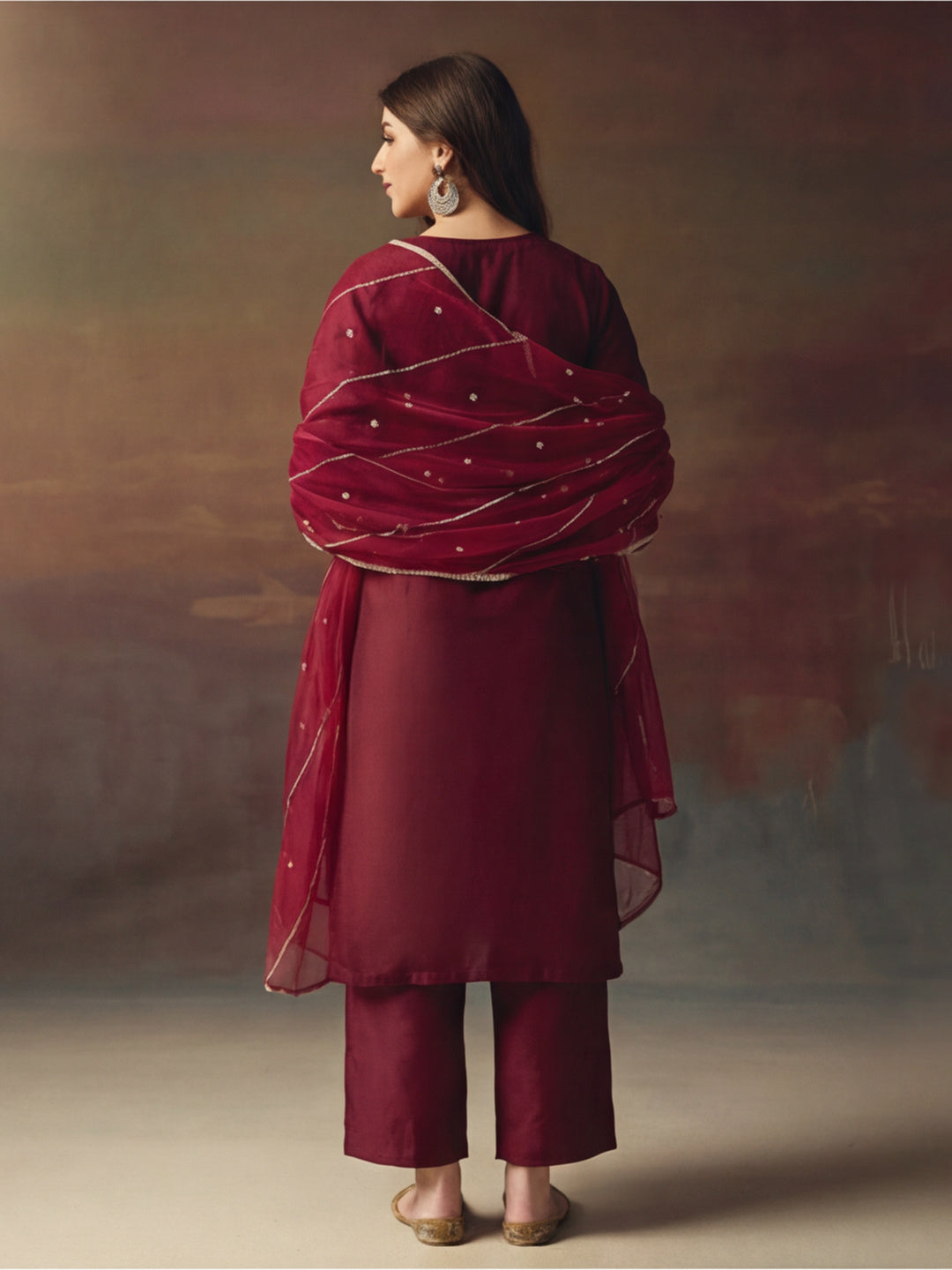 Kurta With Pant & Dupatta Ethnic Kurta Set For Women