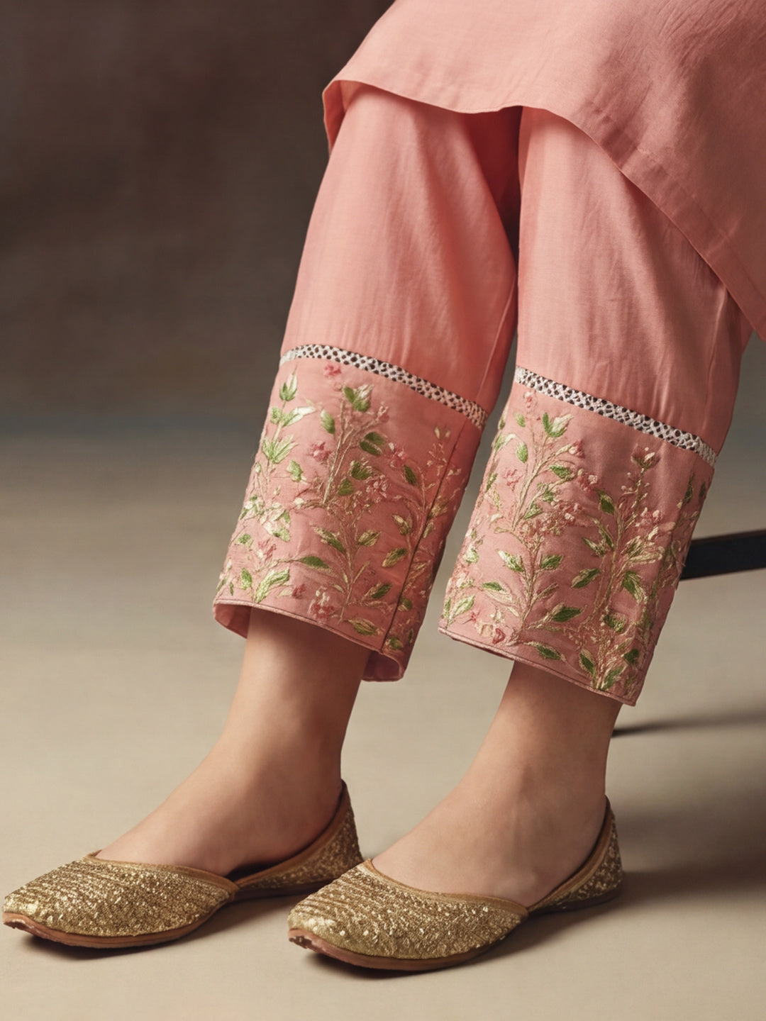 Kurta With Pant & Dupatta Ethnic Kurta Set For Women