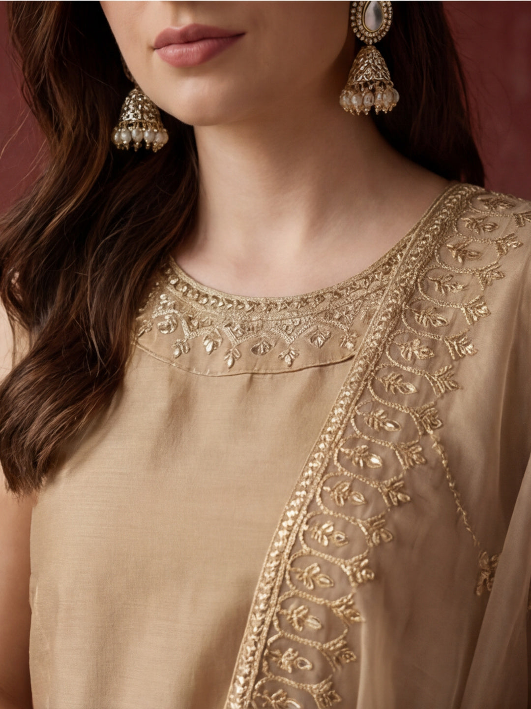 Kurta With Pant & Dupatta Ethnic Kurta Set For Women