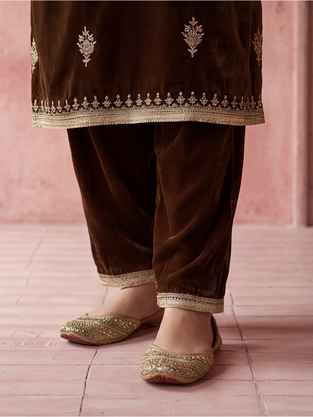 Kurta With Pant & Dupatta Ethnic Kurta Set For Women