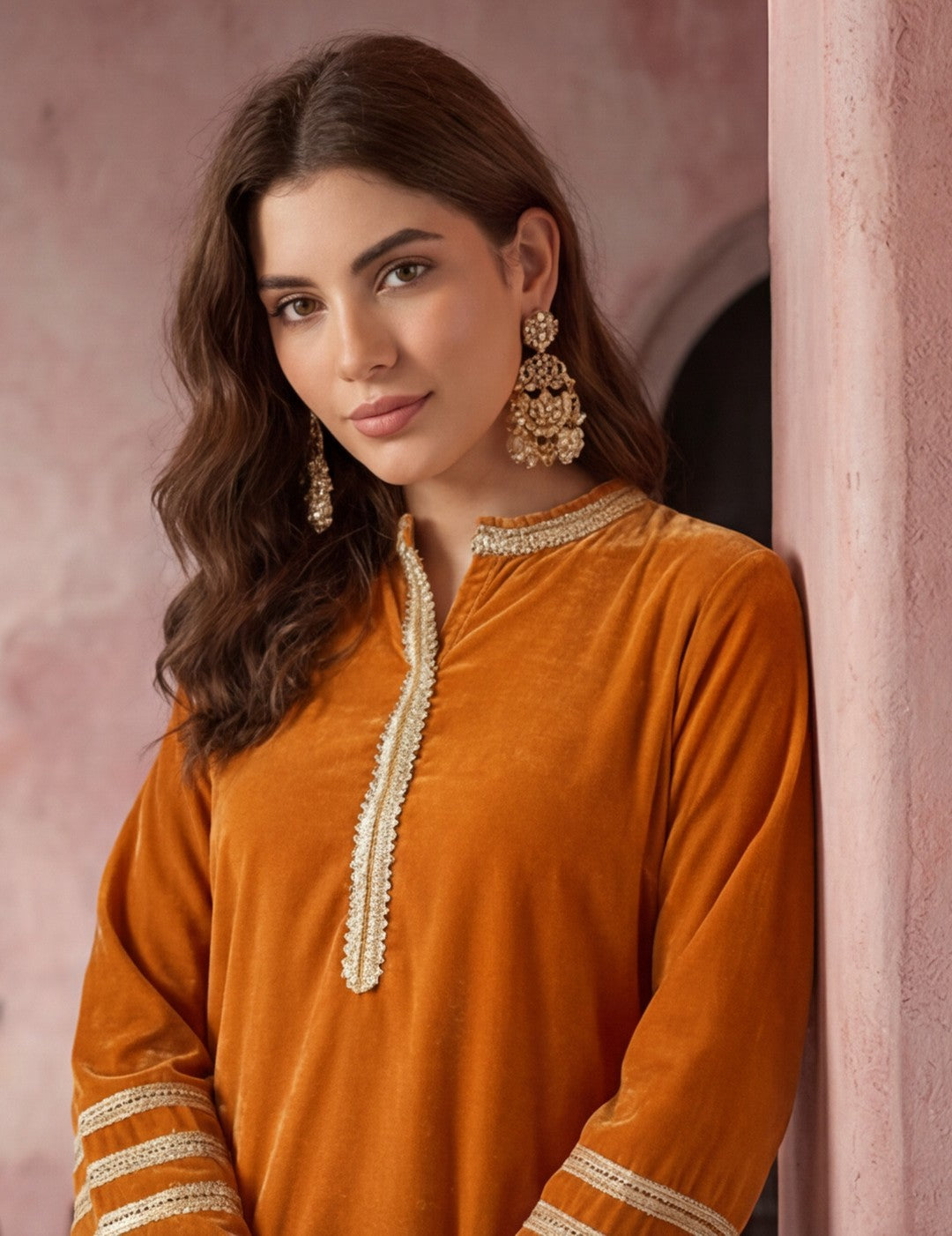 Kurta With Pant & Dupatta Ethnic Kurta Set For Women