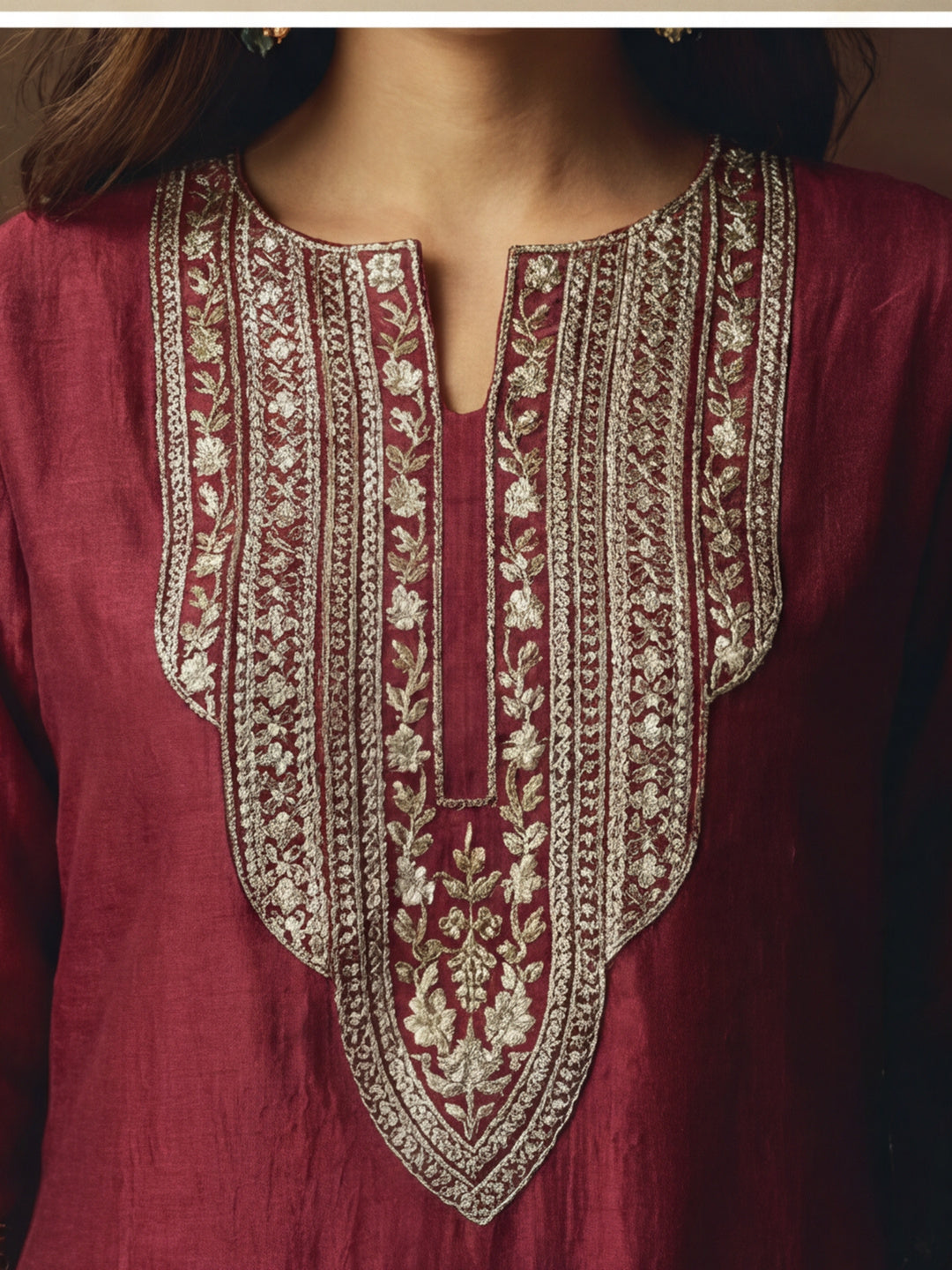 Kurta With Pant & Dupatta Ethnic Kurta Set For Women