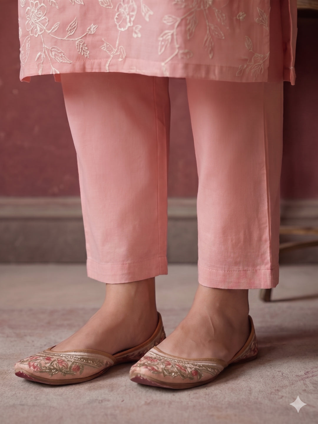 Kurta With Pant & Dupatta Ethnic Kurta Set For Women