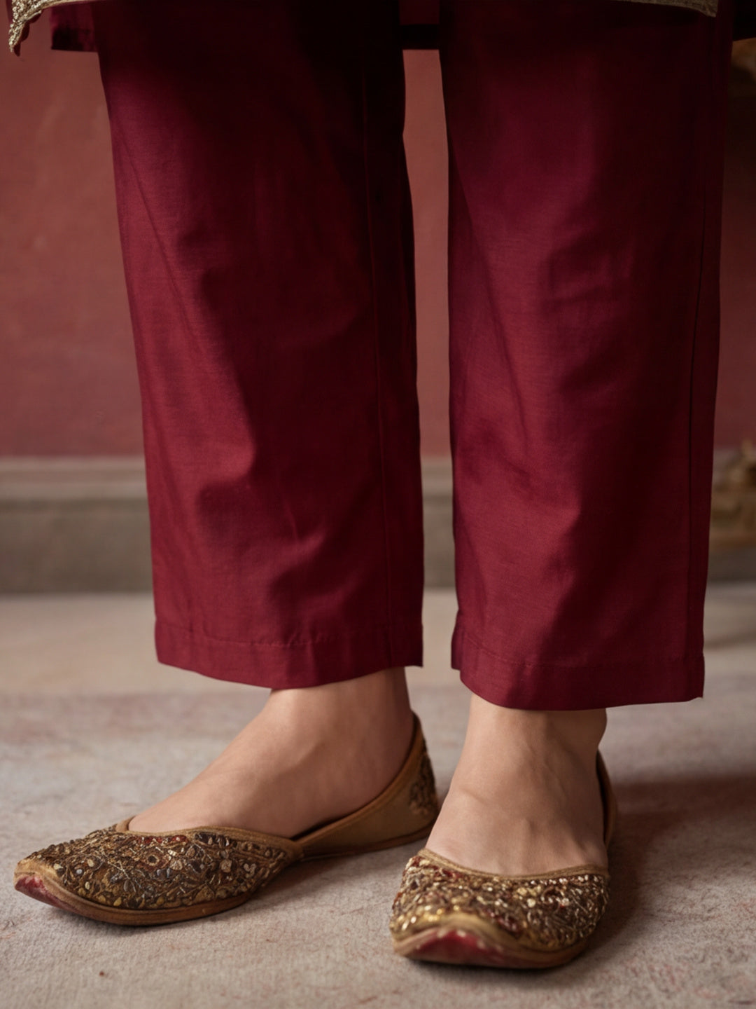 Kurta With Pant & Dupatta Ethnic Kurta Set For Women