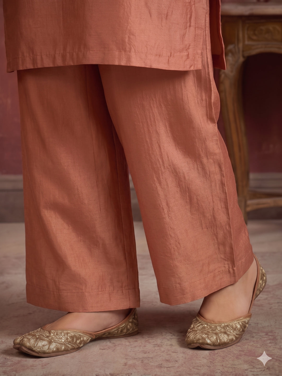 Kurta With Pant & Dupatta Ethnic Kurta Set For Women