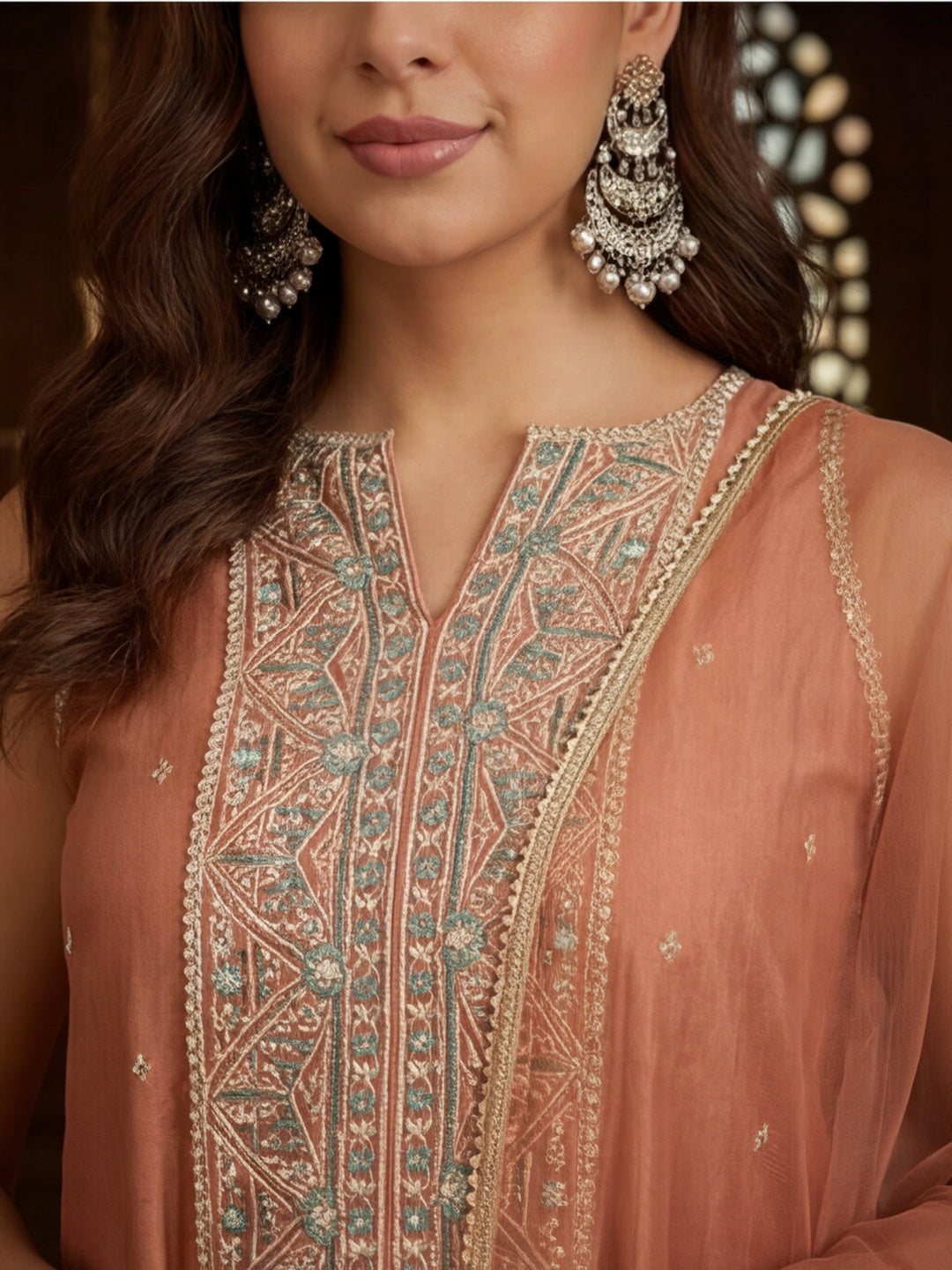 Kurta With Pant & Dupatta Ethnic Kurta Set For Women