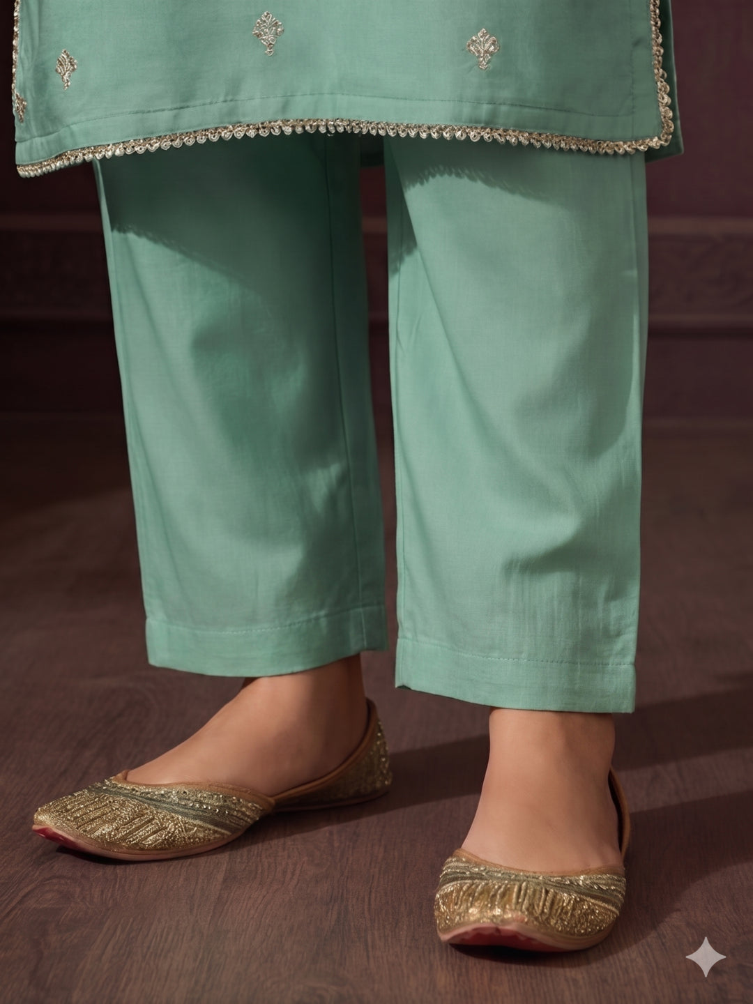 Kurta With Pant & Dupatta Ethnic Kurta Set For Women