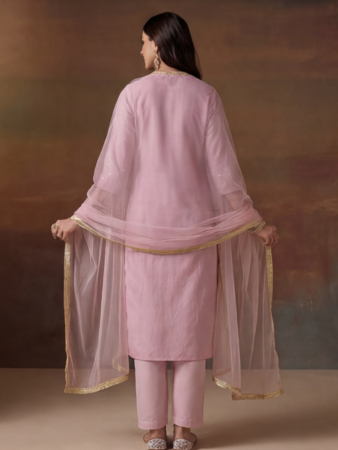 Kurta With Pant And Dupatta Set For Women