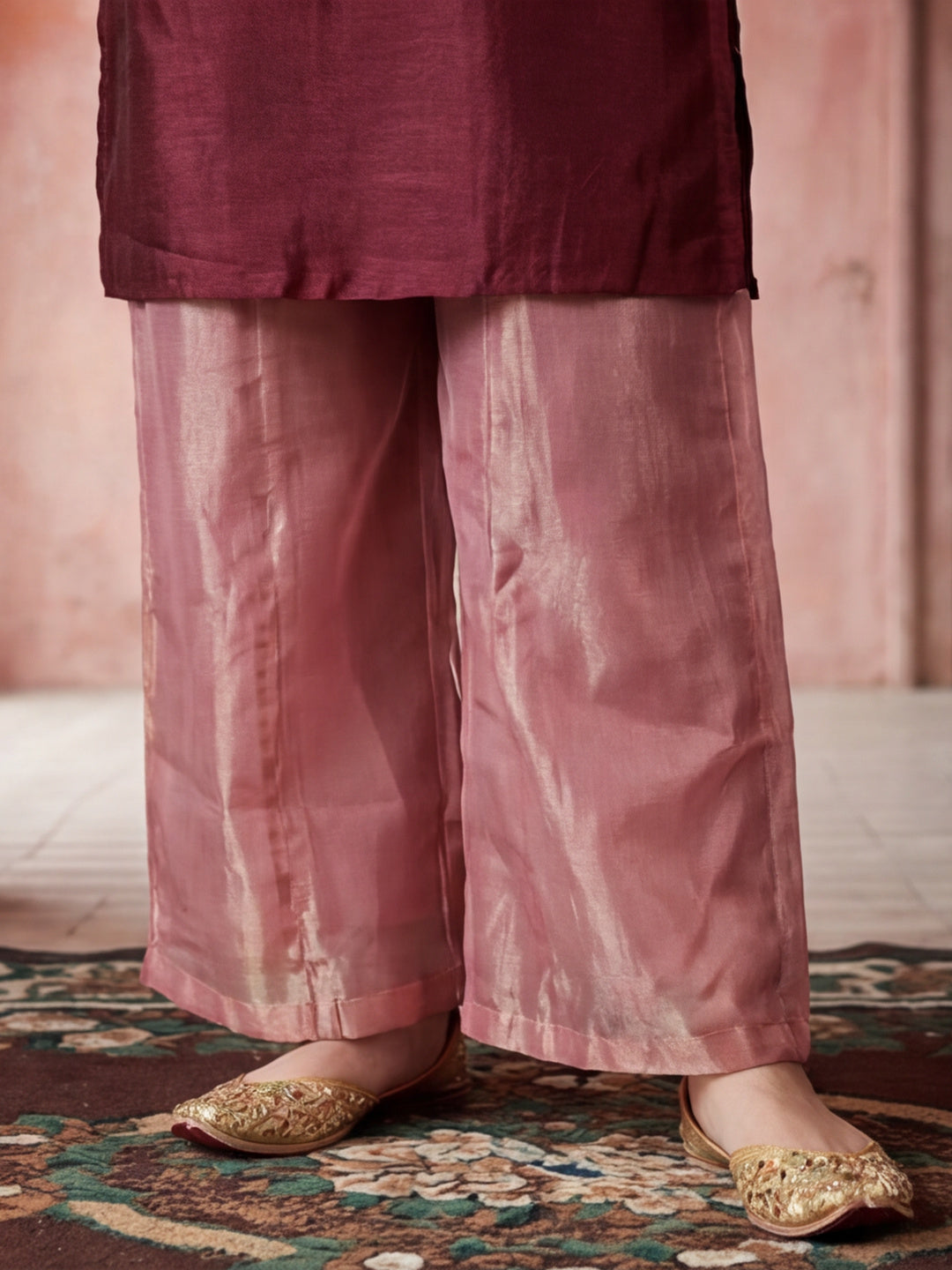 Kurta With Pant And Dupatta Set For Women