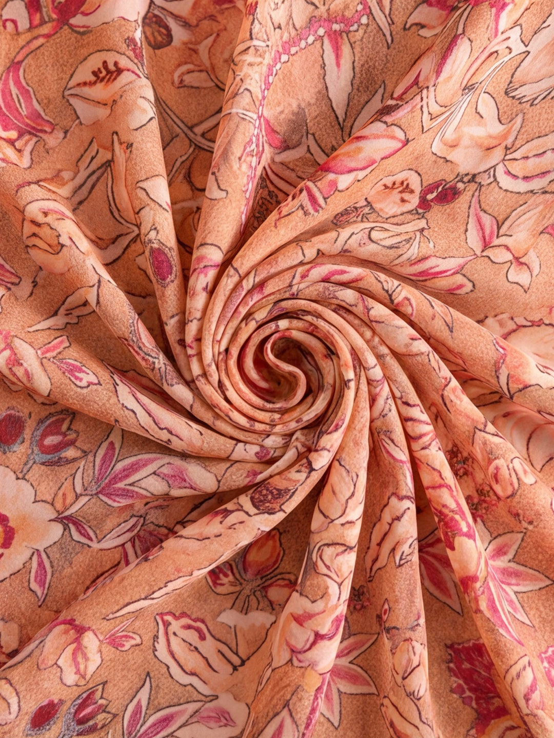 Women Lightweight Printed Beautiful Mirror Work Border Saree With Unstitched Blouse Piece