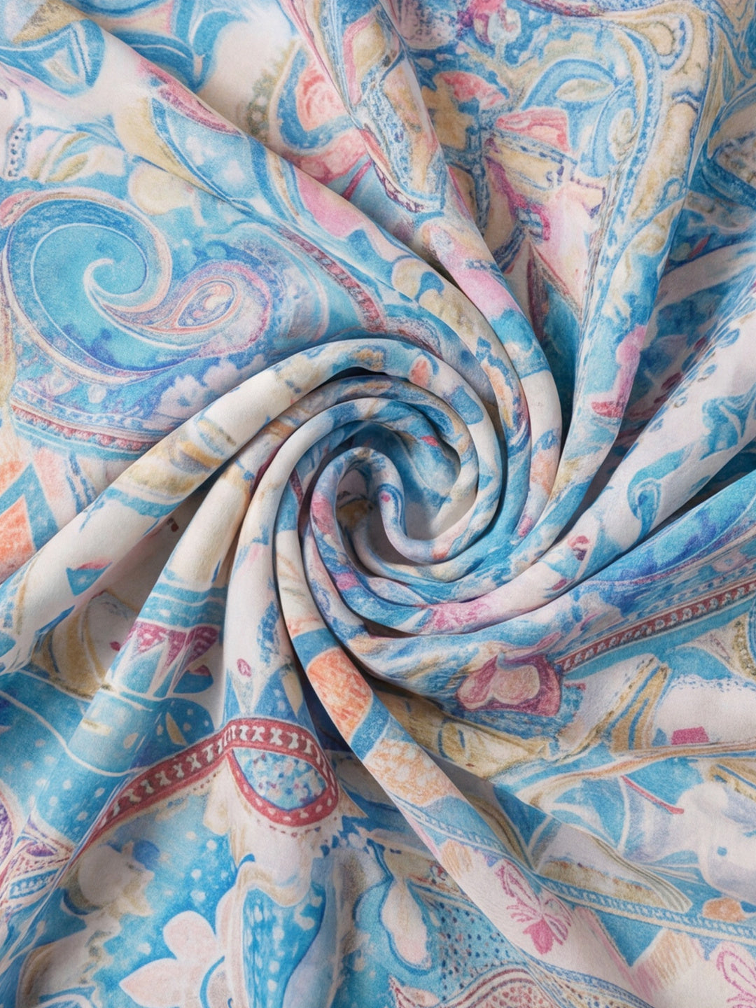 Women Lightweight Printed Beautiful Mirror Work Border Saree With Unstitched Blouse Piece
