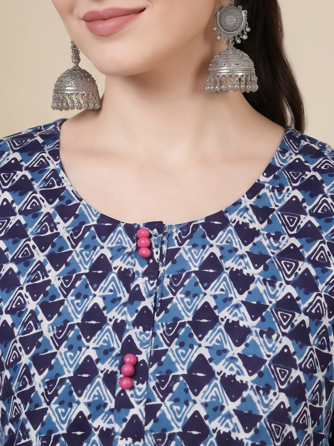 Floral Printed Straight Pure Cotton Kurta Sets