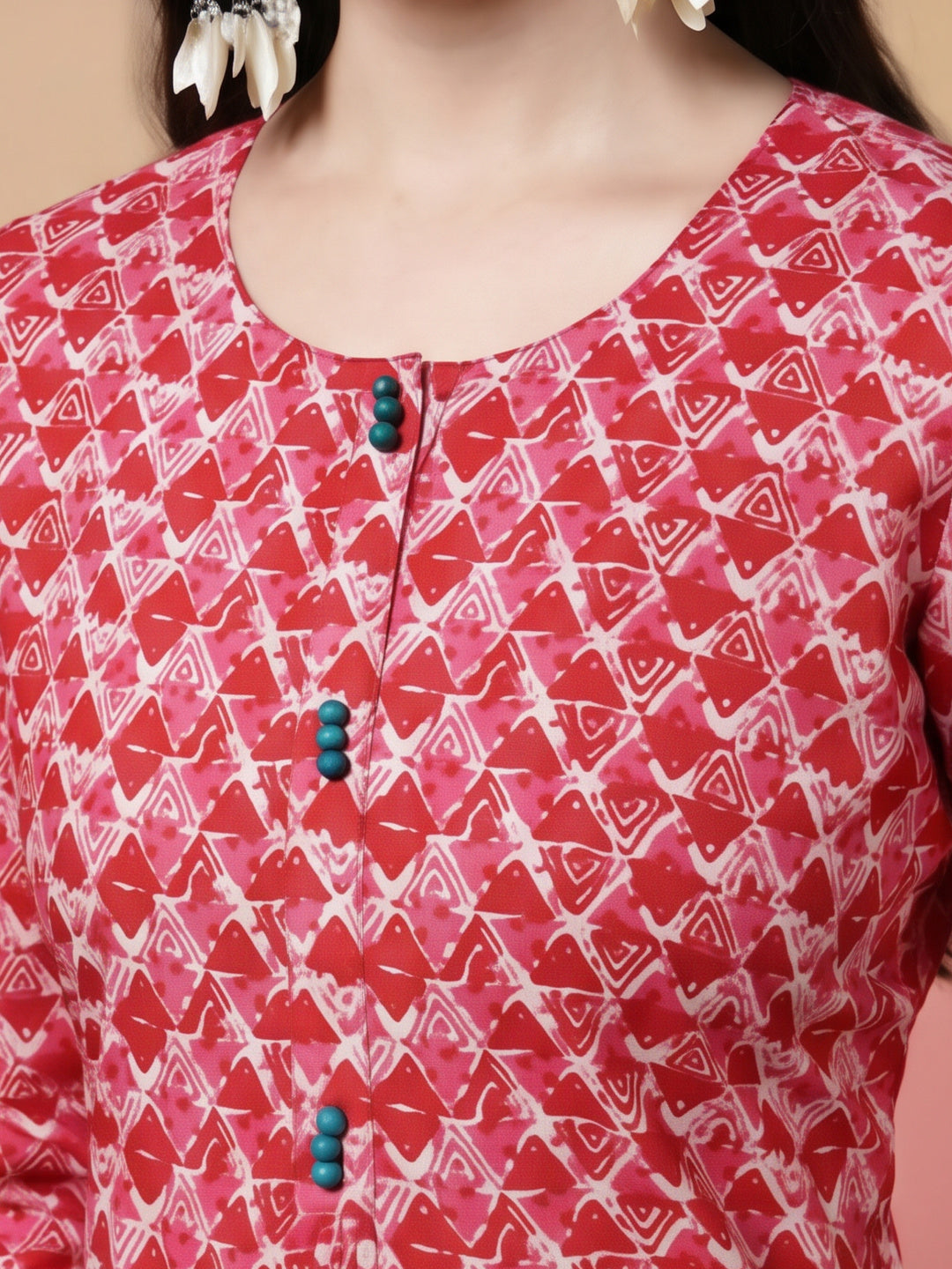 Floral Printed Straight Pure Cotton Kurta Sets