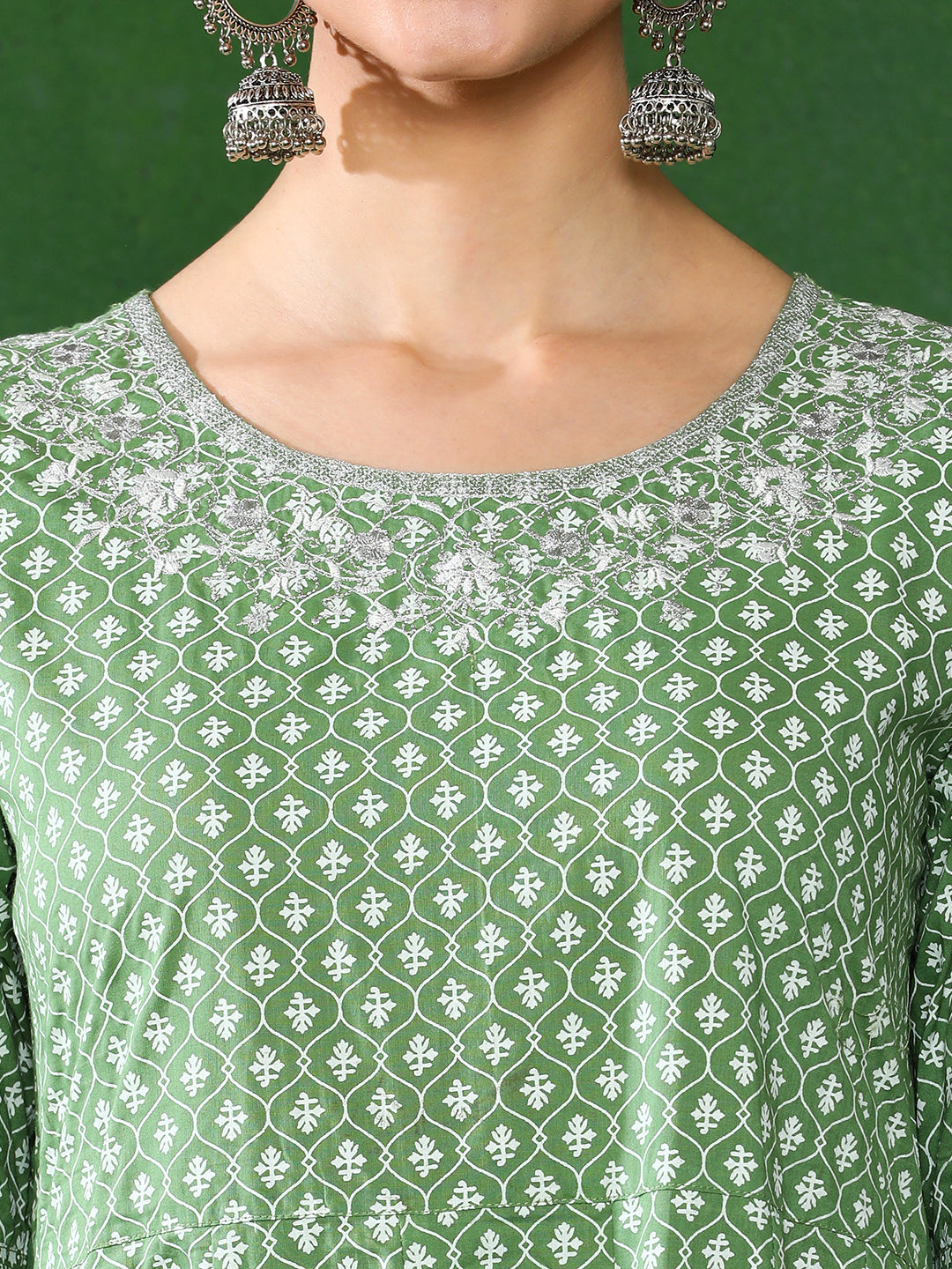 buy green shade kurta at best price