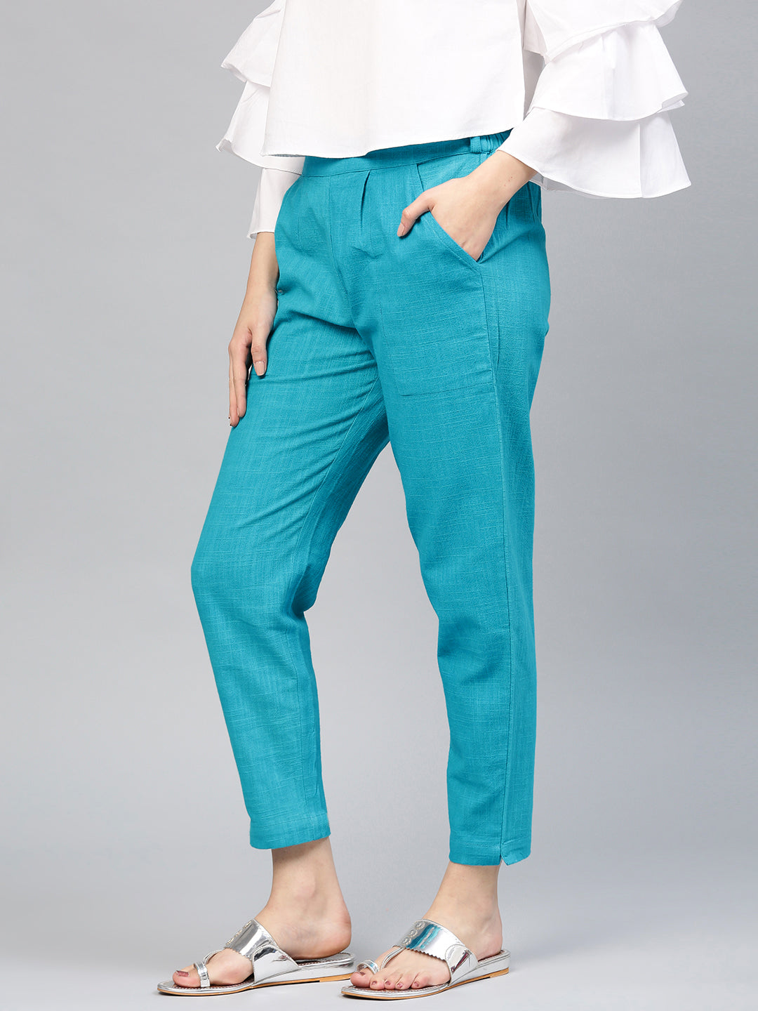 BUy Slim Fit Pants for Ladies