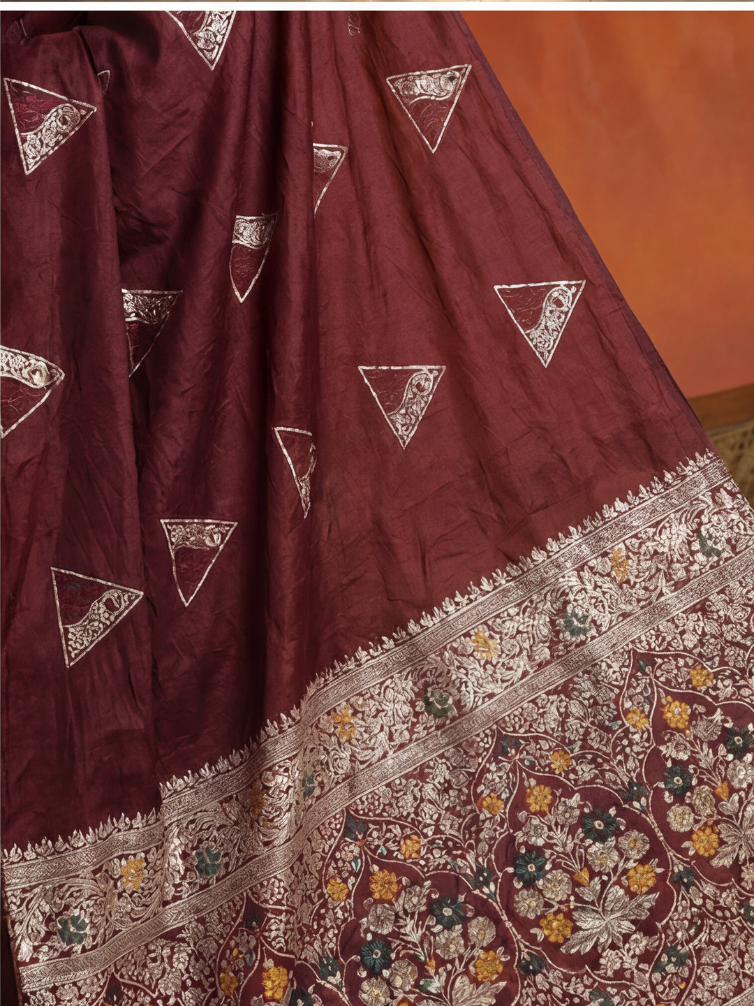 Silk Blend Banarasi Zari Woven Saree