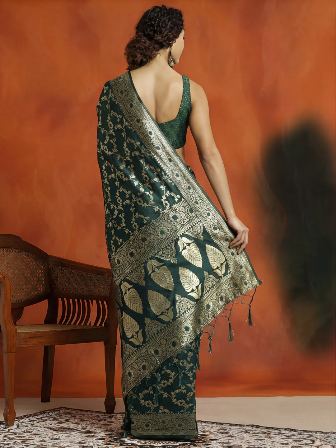 Silk Banarasi Zari Woven Saree