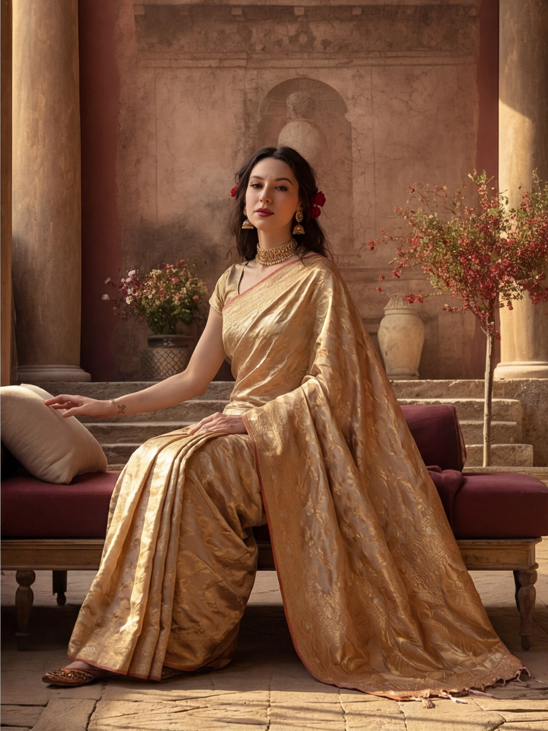 Silk Banarasi Zari Woven Heavy Saree