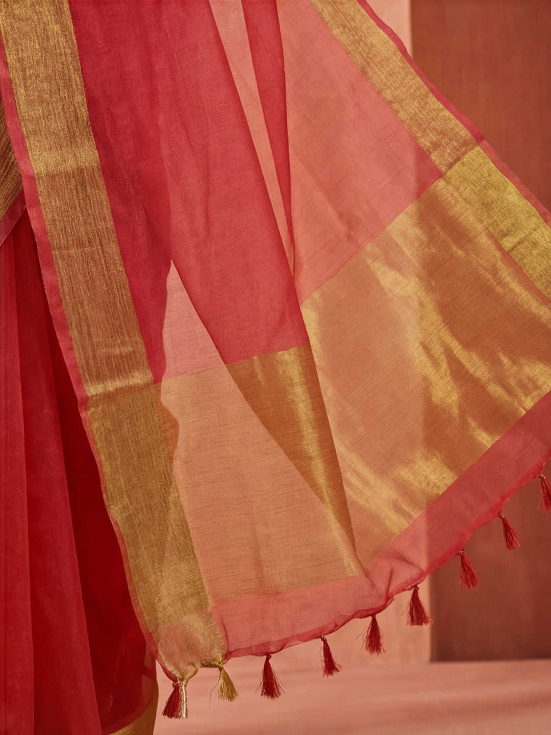 Woven Khadi Organza Saree