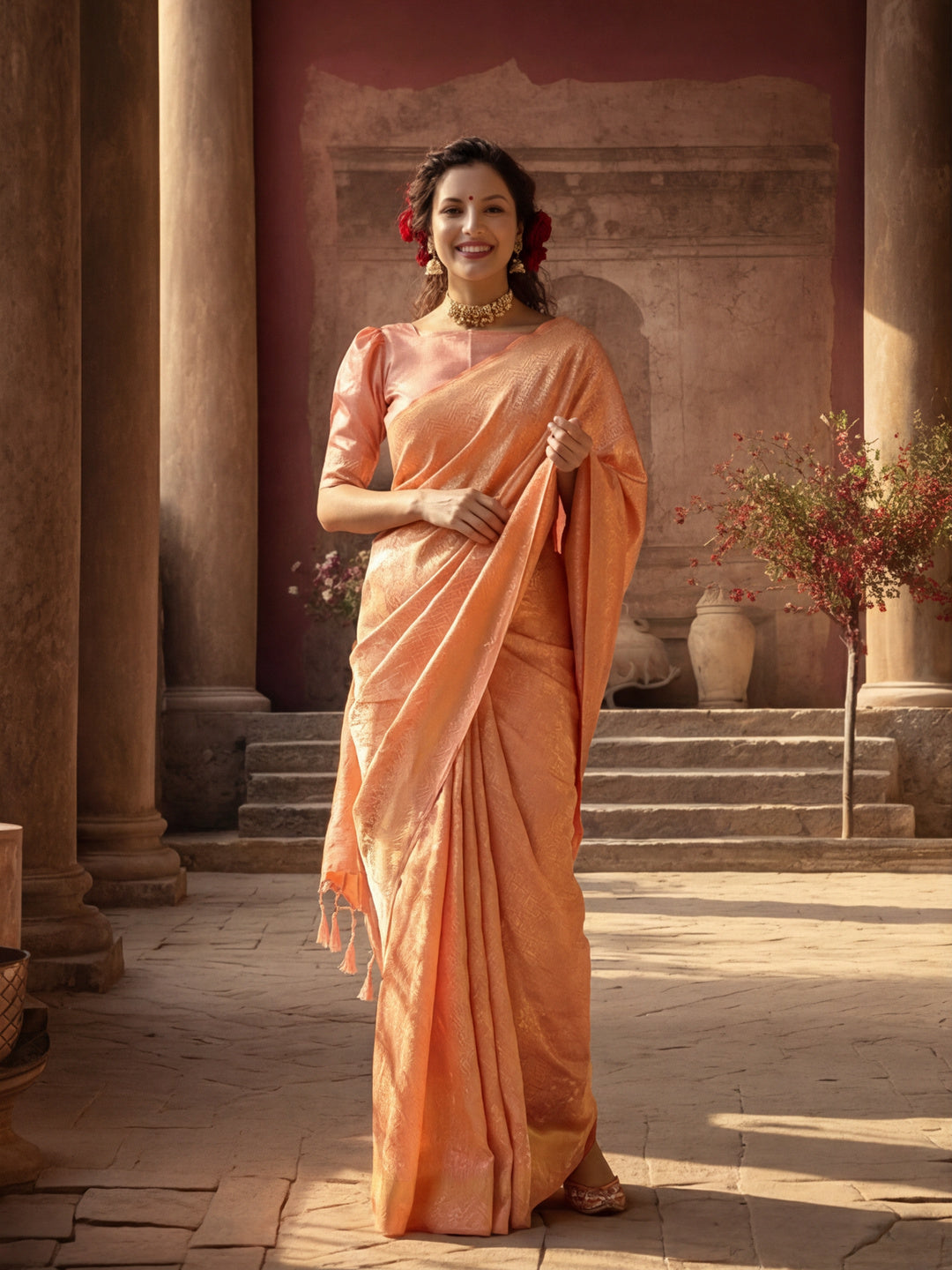 Silk Banarasi Zari Woven Heavy Saree