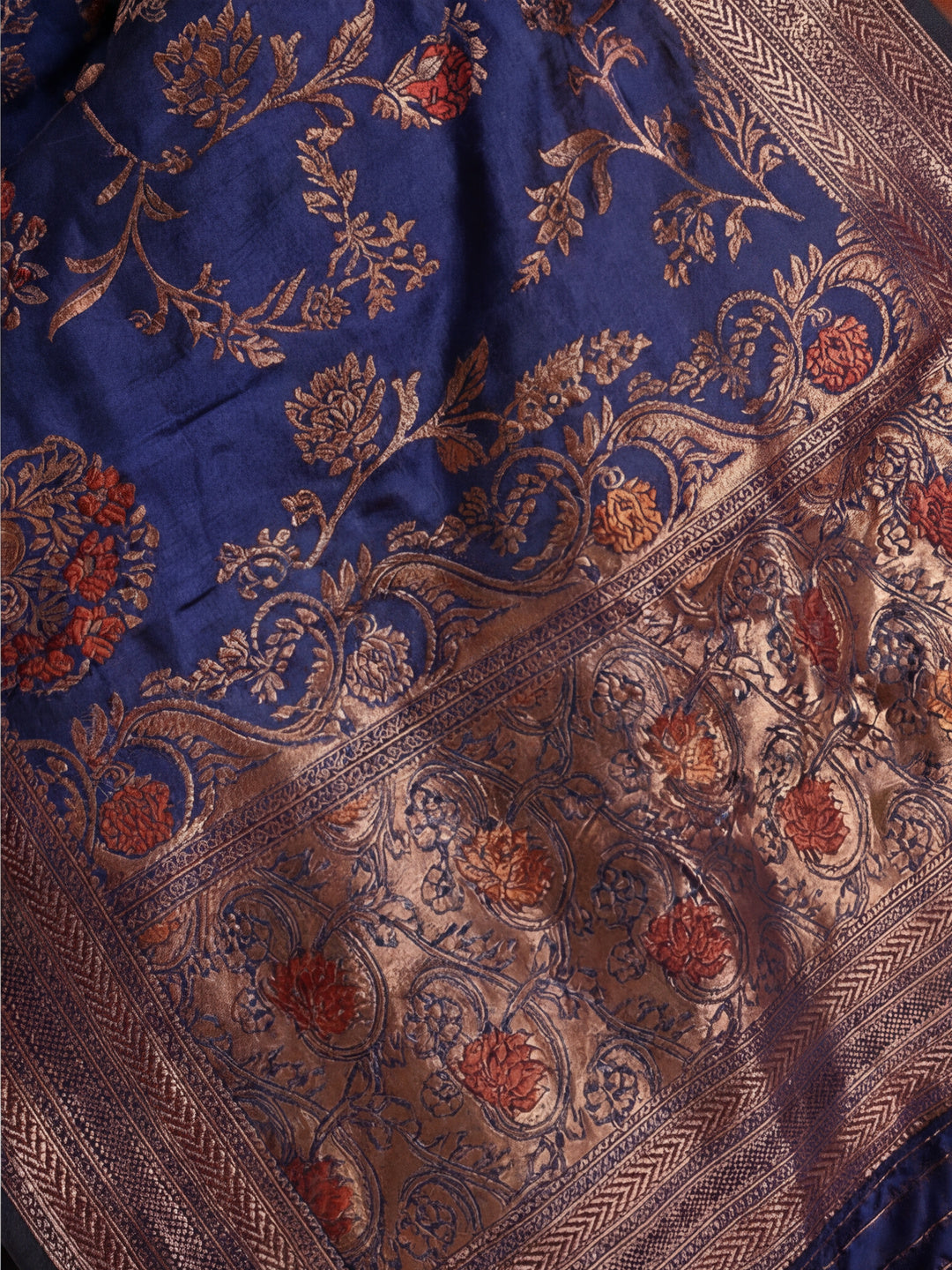 Silk Banarasi Zari Woven Party Wear Saree