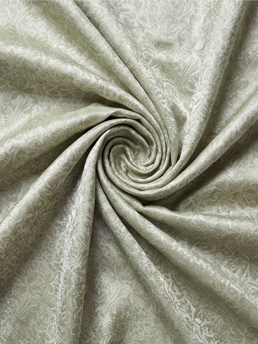 Women Sage Green Jacquard Woven Saree with Rich Ethnic Border and Tassel Detail