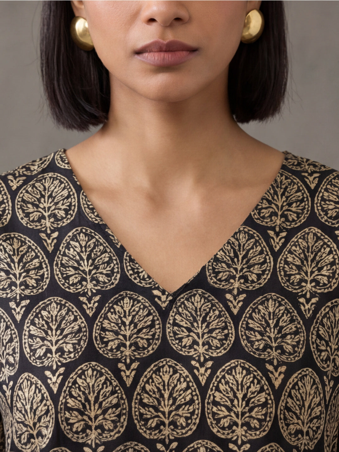 Floral Printed Straight Kurta