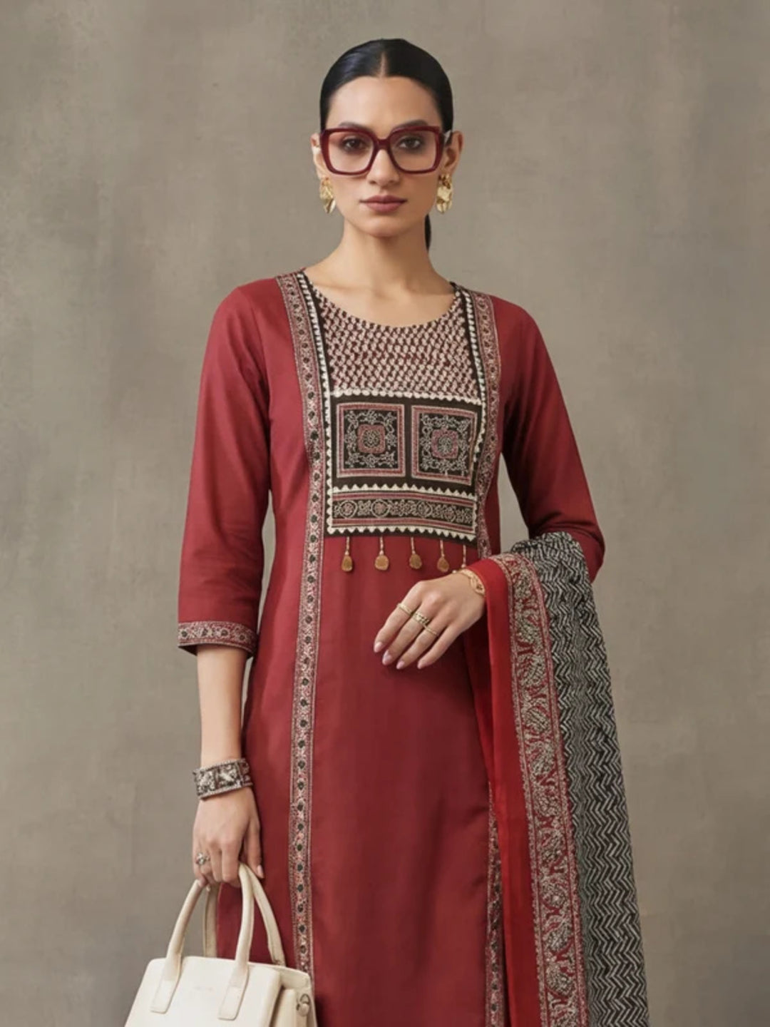 Printed Pure Cotton Kurta sets with Dupatta