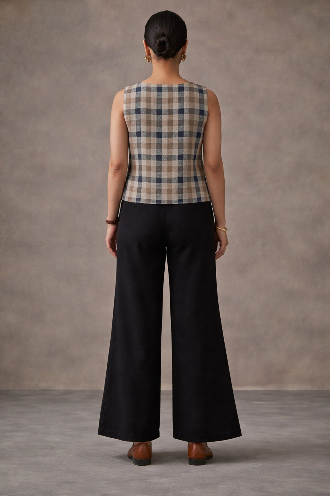Solid Pure cotton Palazzo