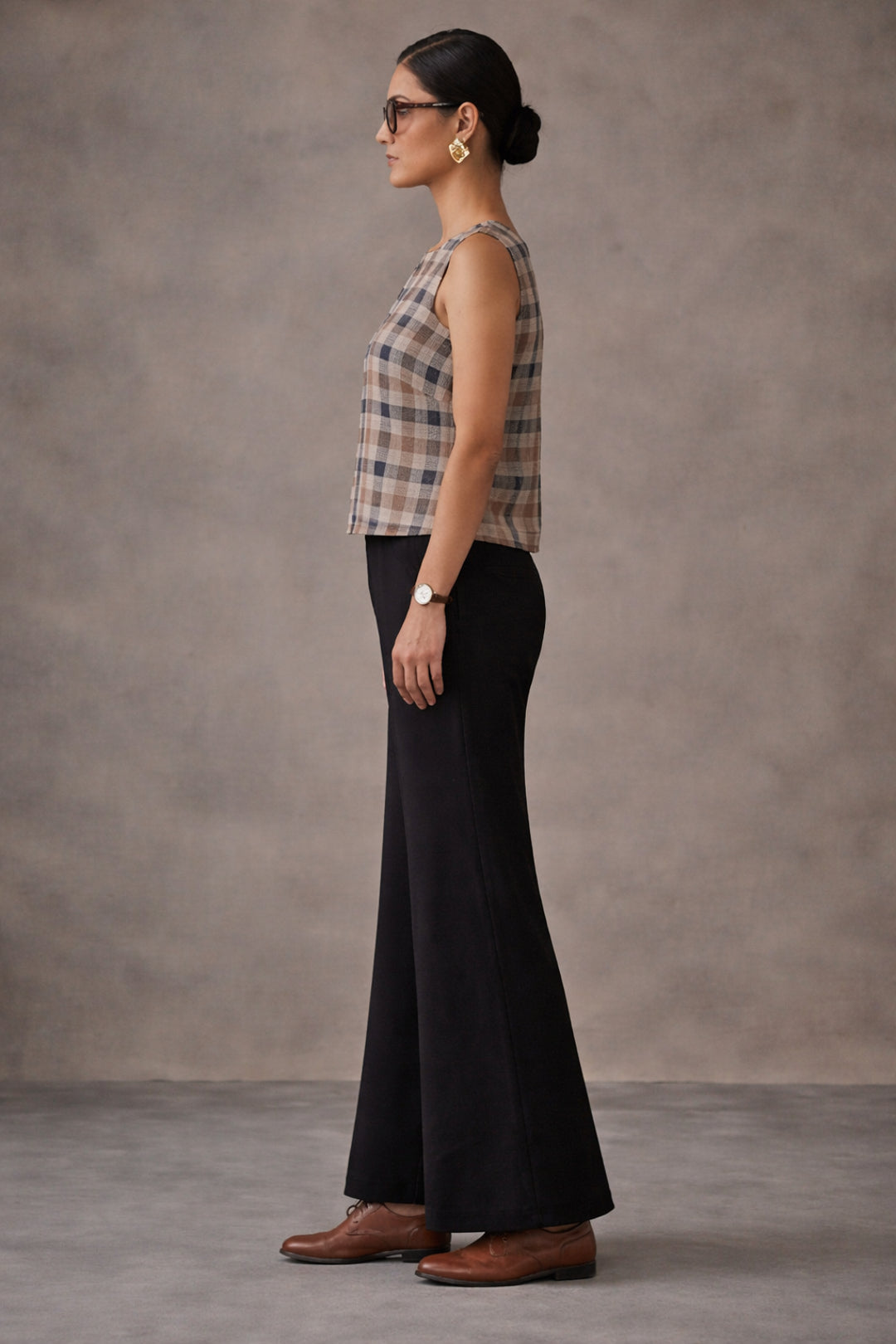 Solid Pure cotton Palazzo
