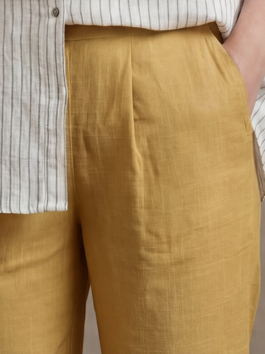 Women Cotton Regular Trouser