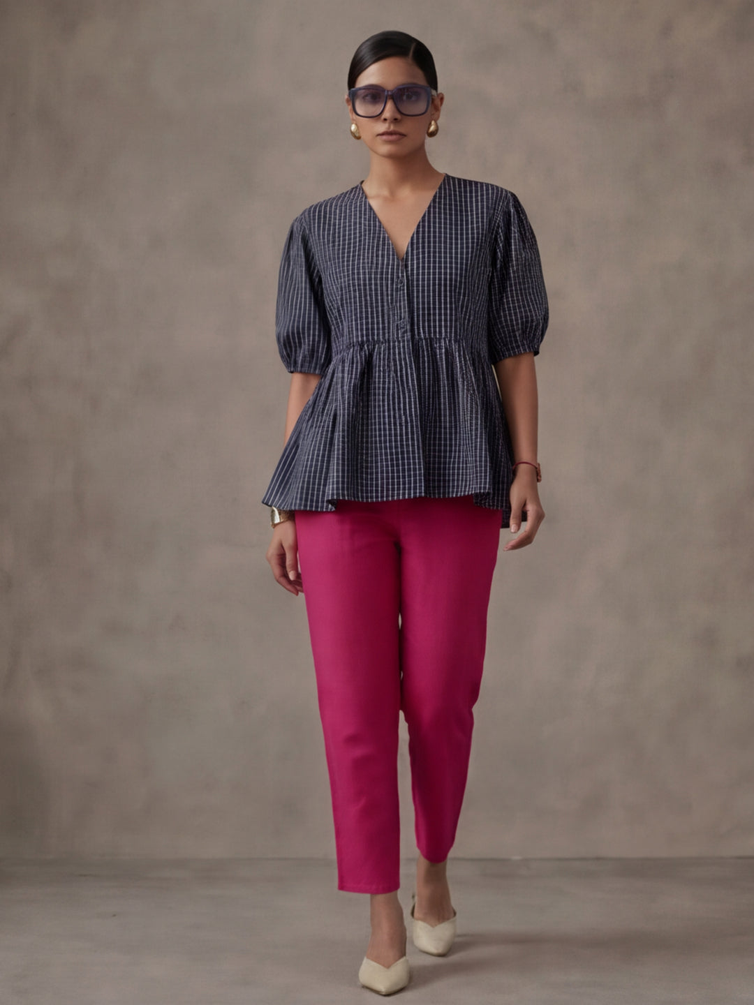 Women Cotton Regular Trouser