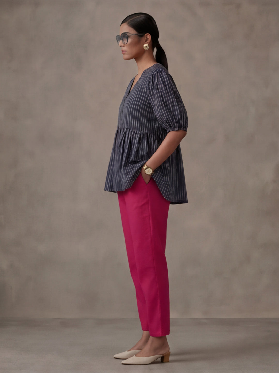 Women Cotton Regular Trouser