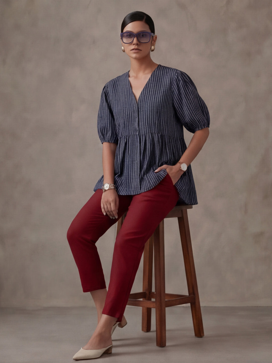 Women Cotton Regular Trouser