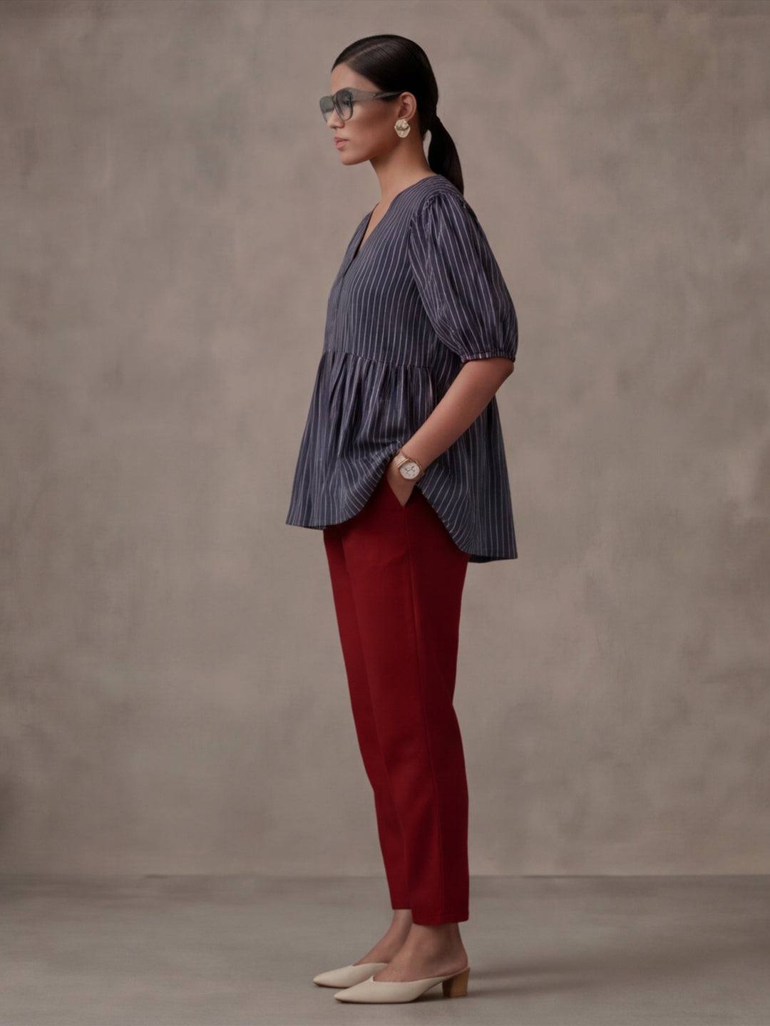 Women Cotton Regular Trouser