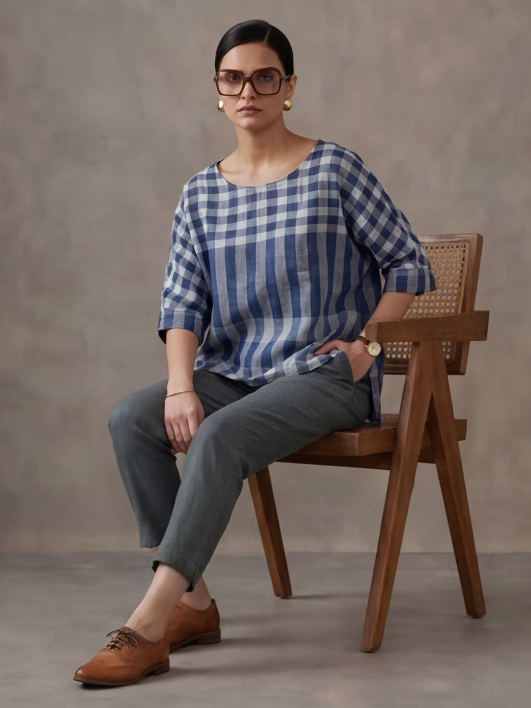 Women Cotton Regular Trouser