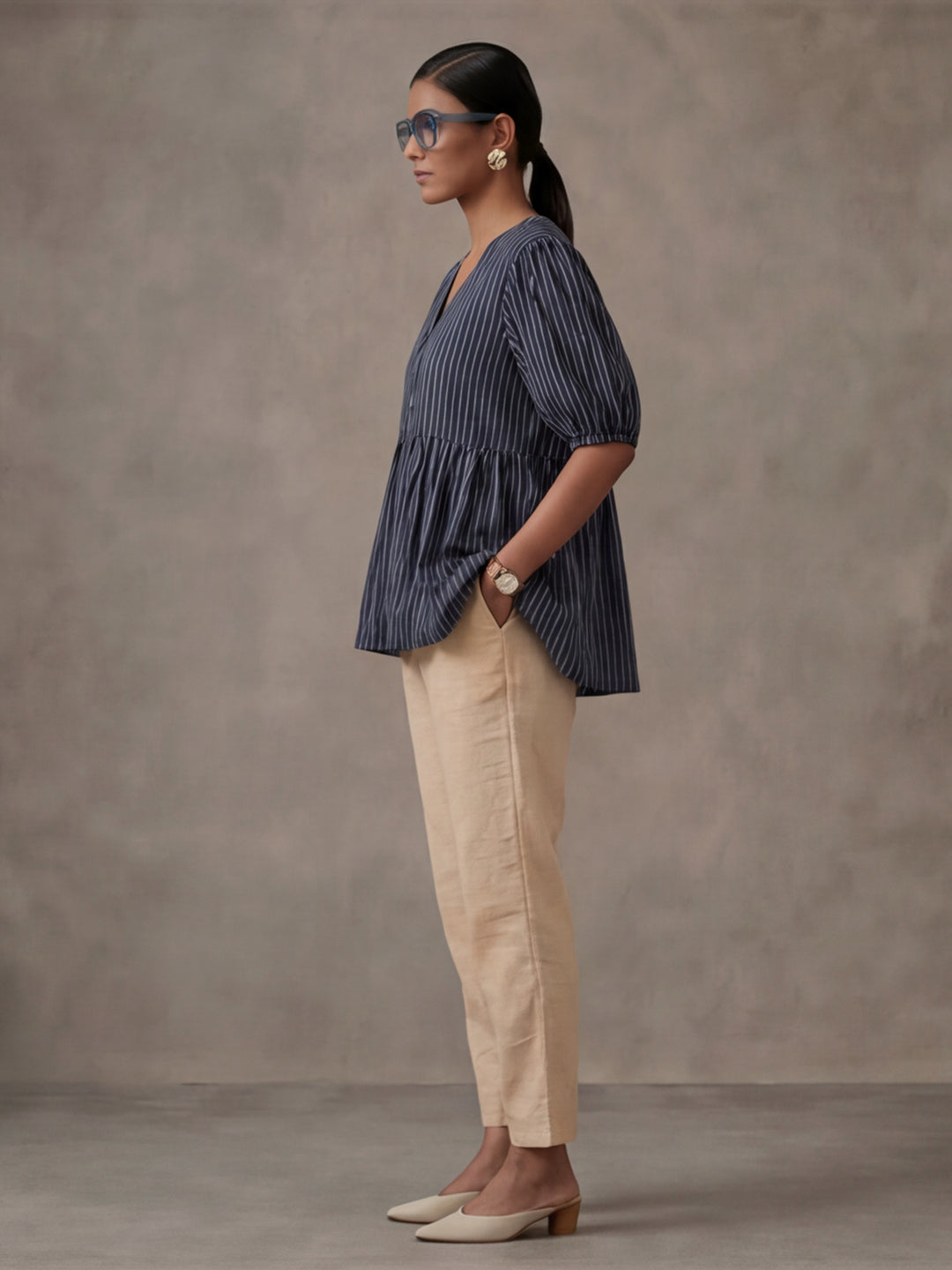 Women Cotton Regular Trouser