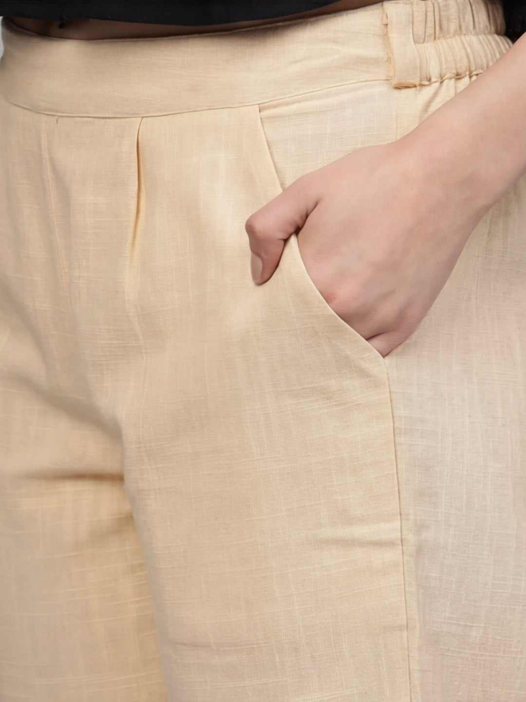 Women Cotton Regular Trouser