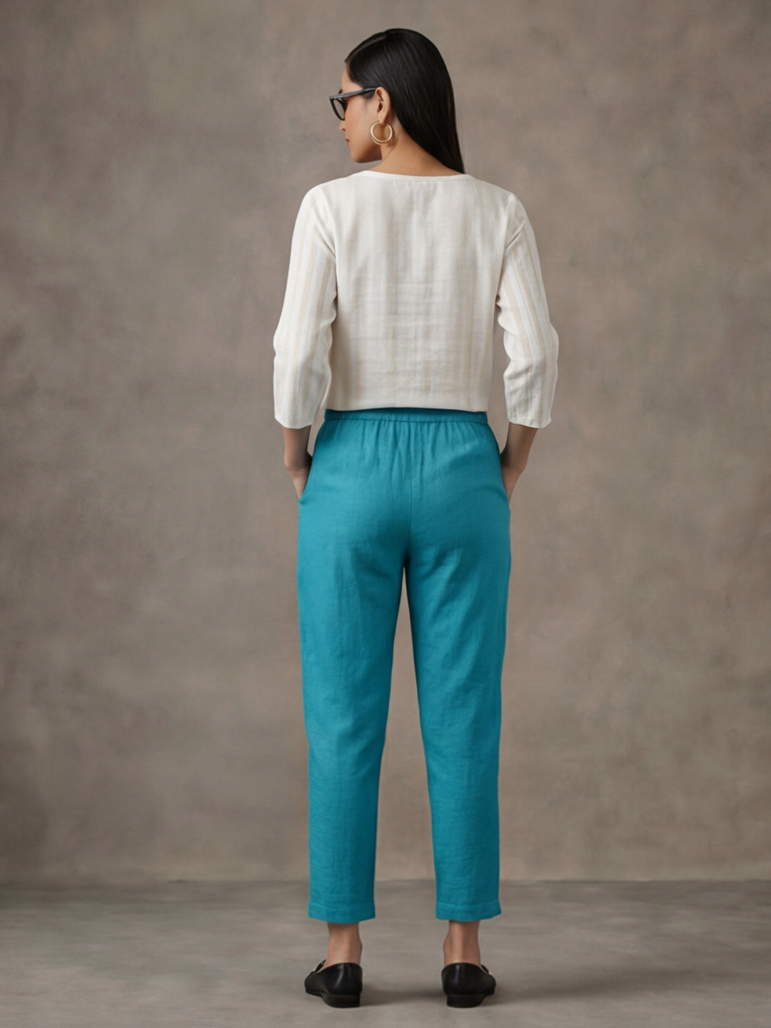 Women Cotton Regular Trouser