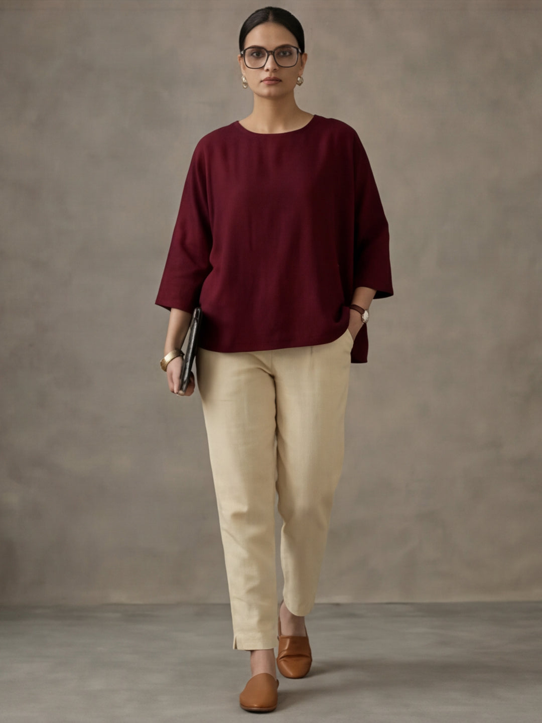 Women Cotton Regular Trouser