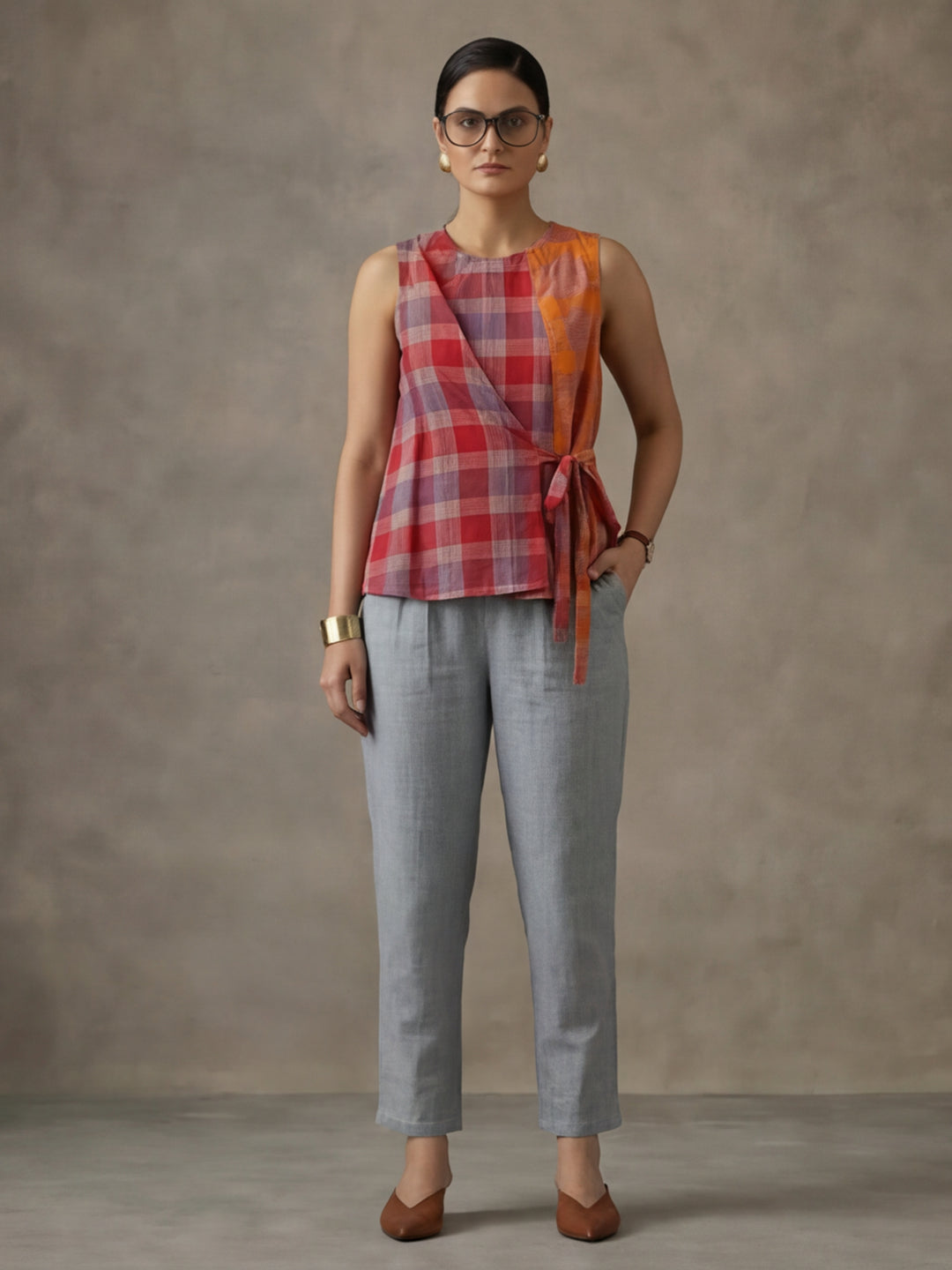 Women Cotton Regular Trouser