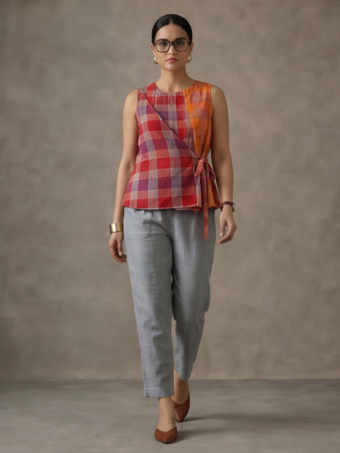 Women Cotton Regular Trouser